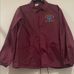 Long Beach Special Olympics Golf Tournament Men's Maroon Jacket